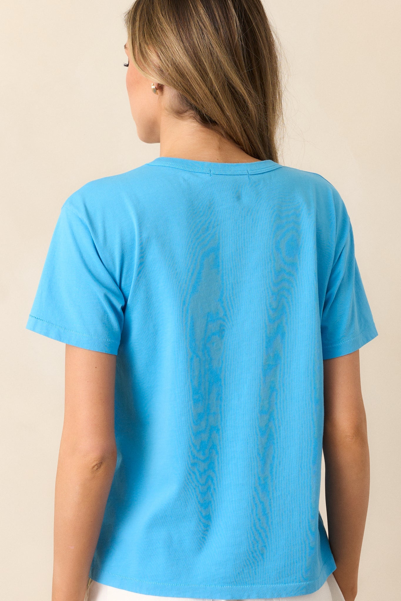 Tom Petty Ultra Blue Wildflowers Ringer Tee