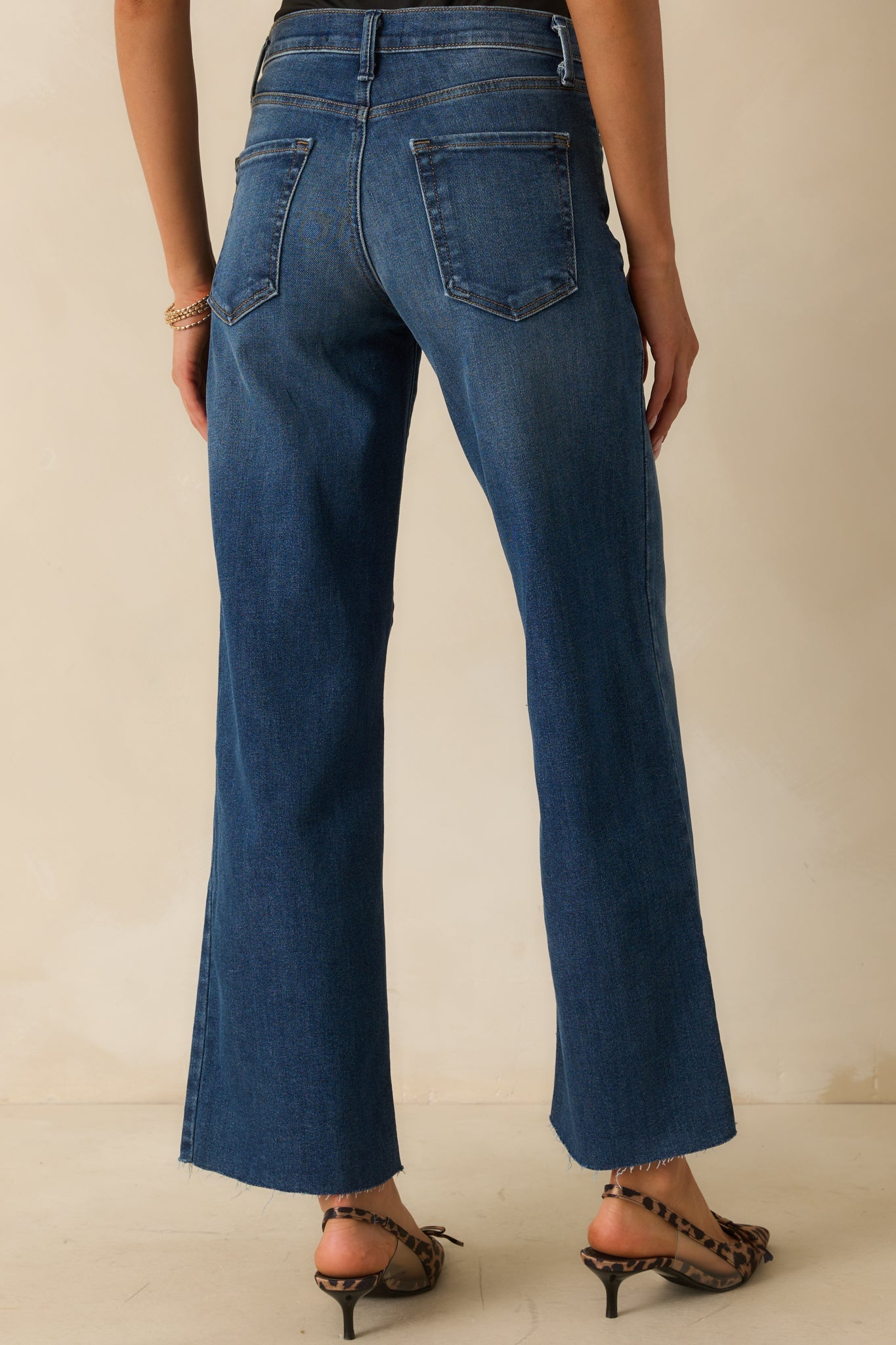 Always On Time Dark Wash Straight Leg Jeans