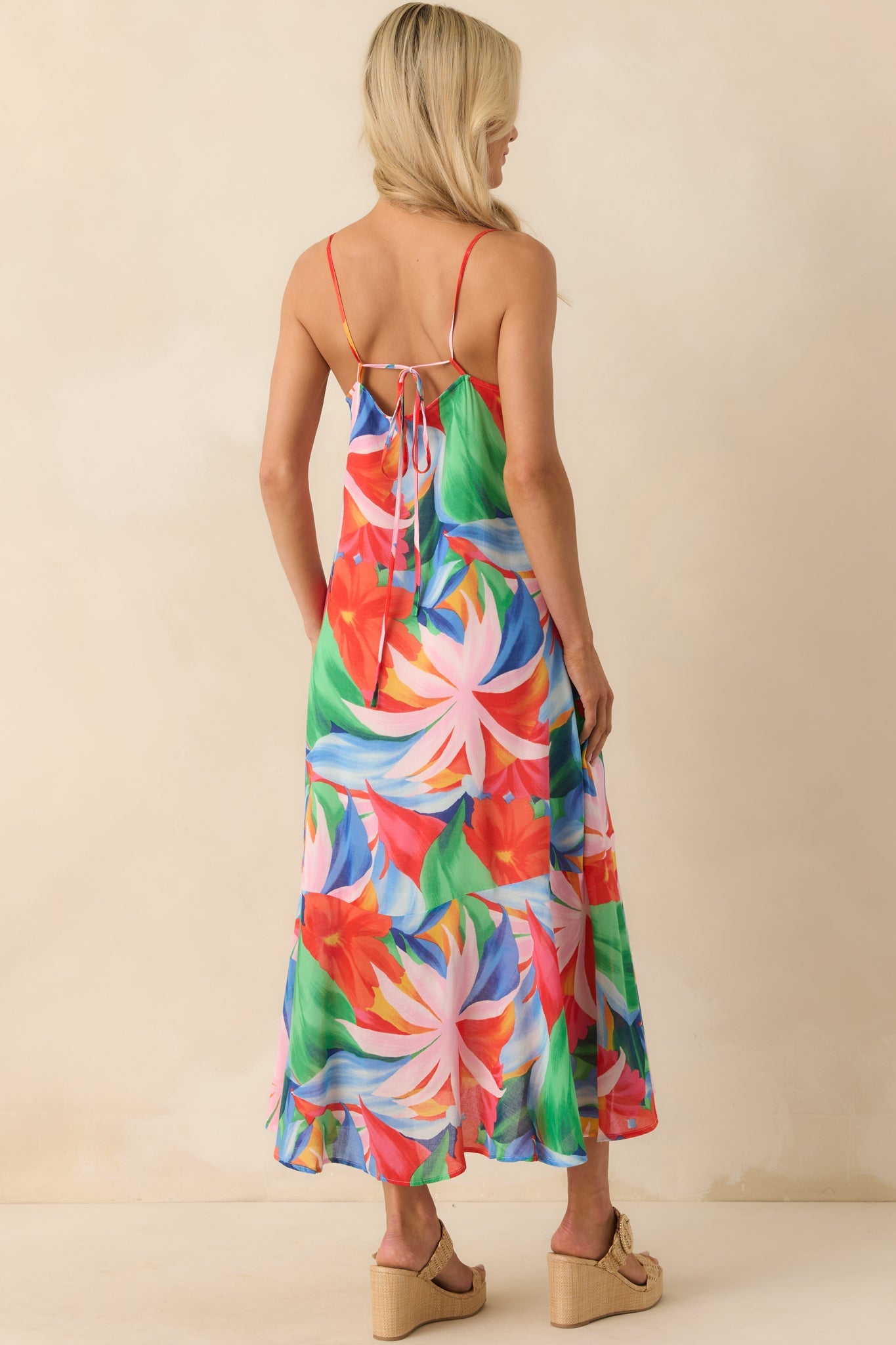 Z Supply Pink Multi Coast Villa Floral Maxi Dress
