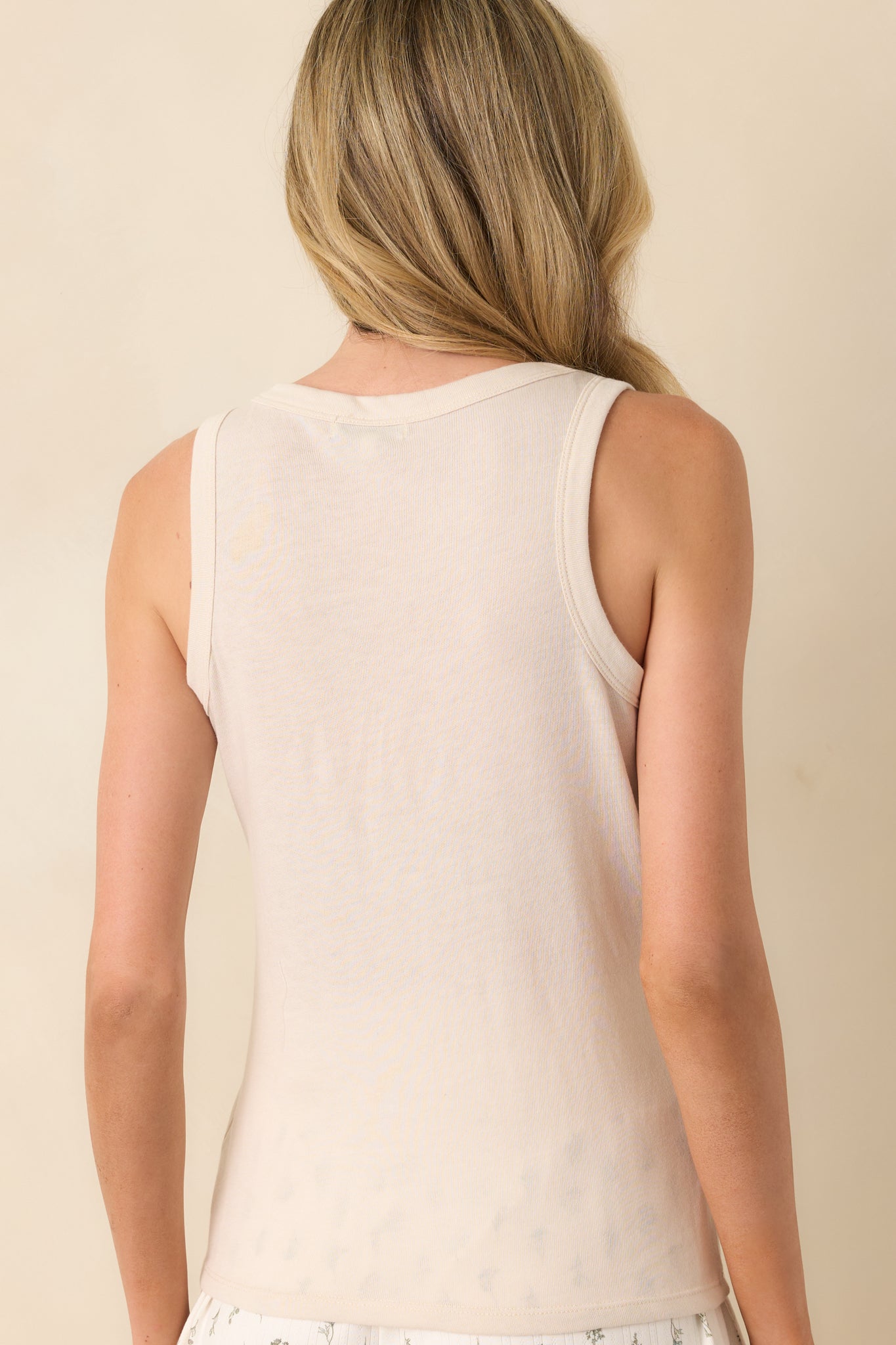 Z Supply Light Beige Cotton Select Airy Tank