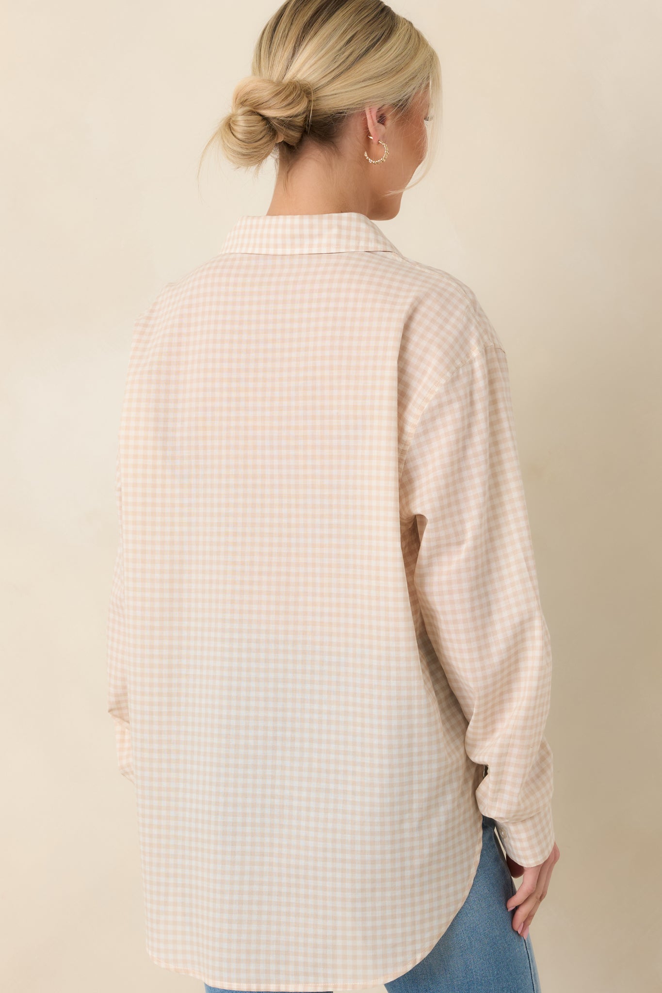 Z Supply Parchment Beige Cotton Seaport Button Up Top