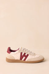 Vintage Havana Dreamer 1 Burgundy Sherpa Sneakers