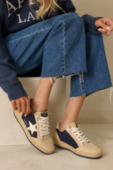 Vintage Havana Denisse Navy Suede Sneakers