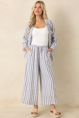Z Supply The Perfect Black & White Stripe Pants