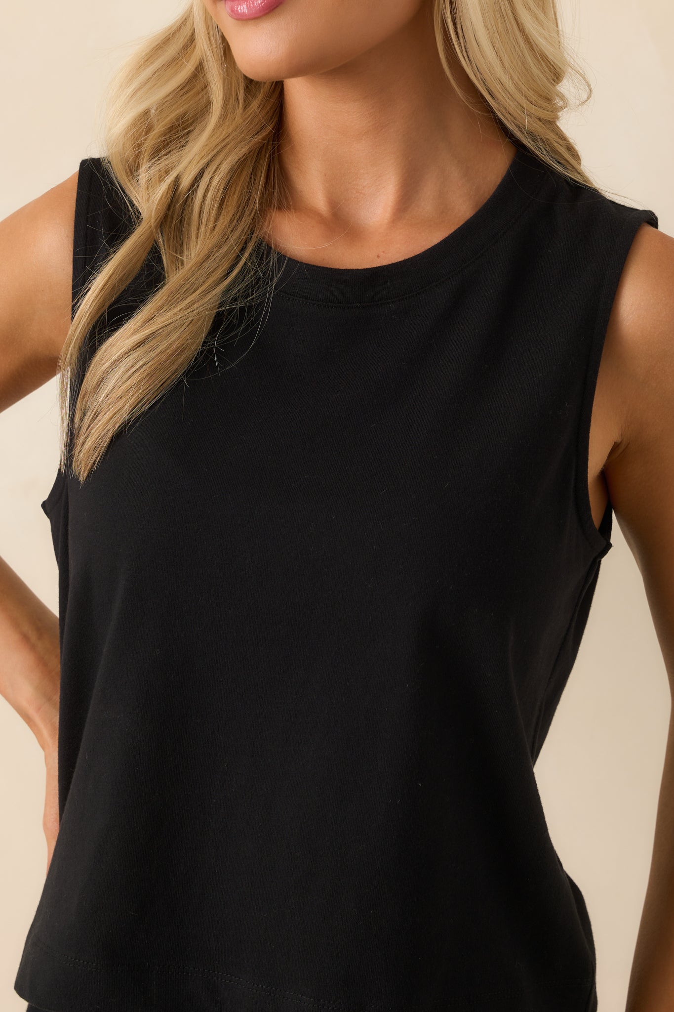 Z Supply Black Sloane Cotton Jersey Tank