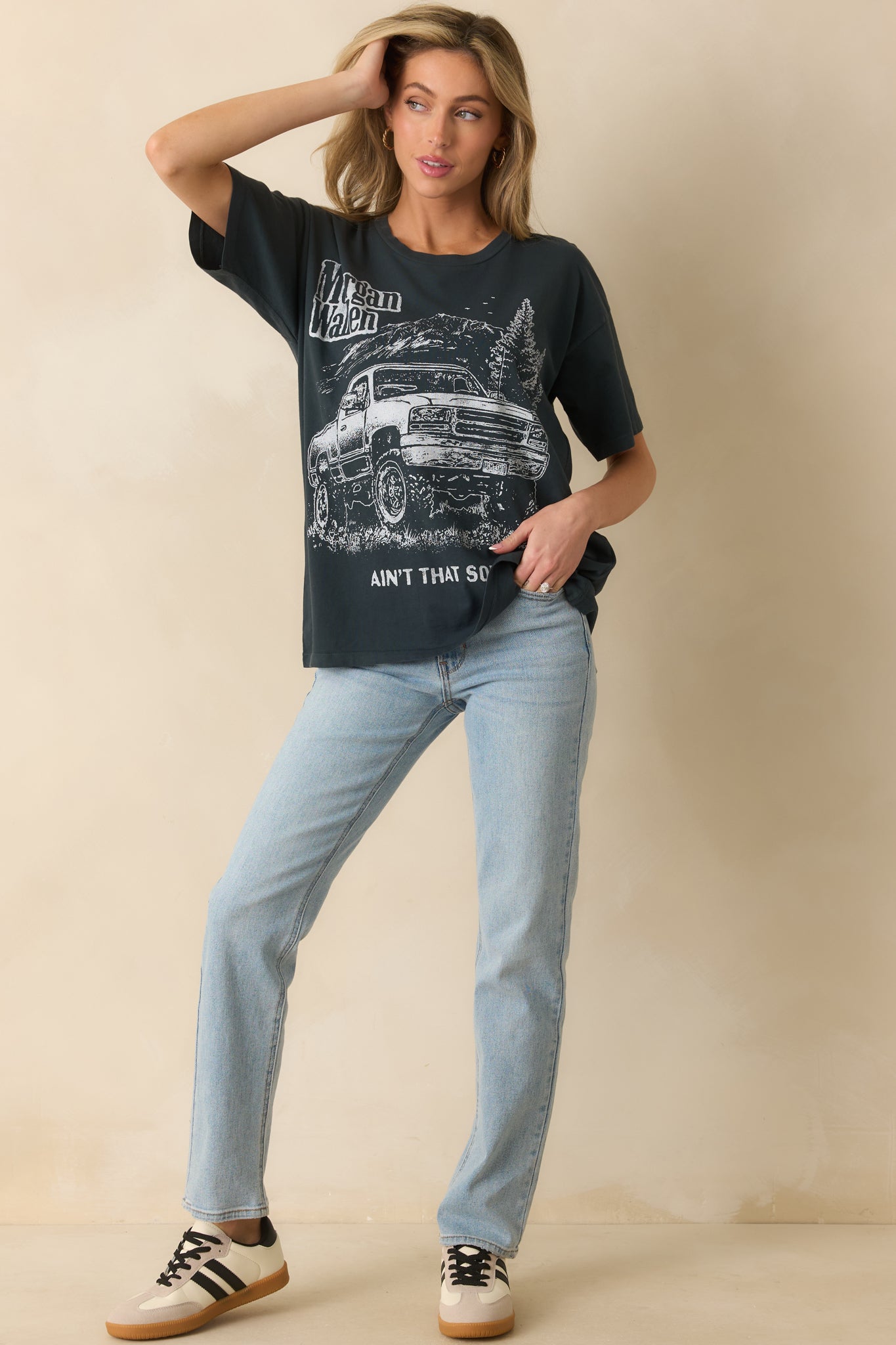 Morgan Wallen Ain't That Some Vintage Black Cotton Tee