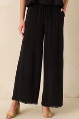 Z Supply Black Soren Linen Pants