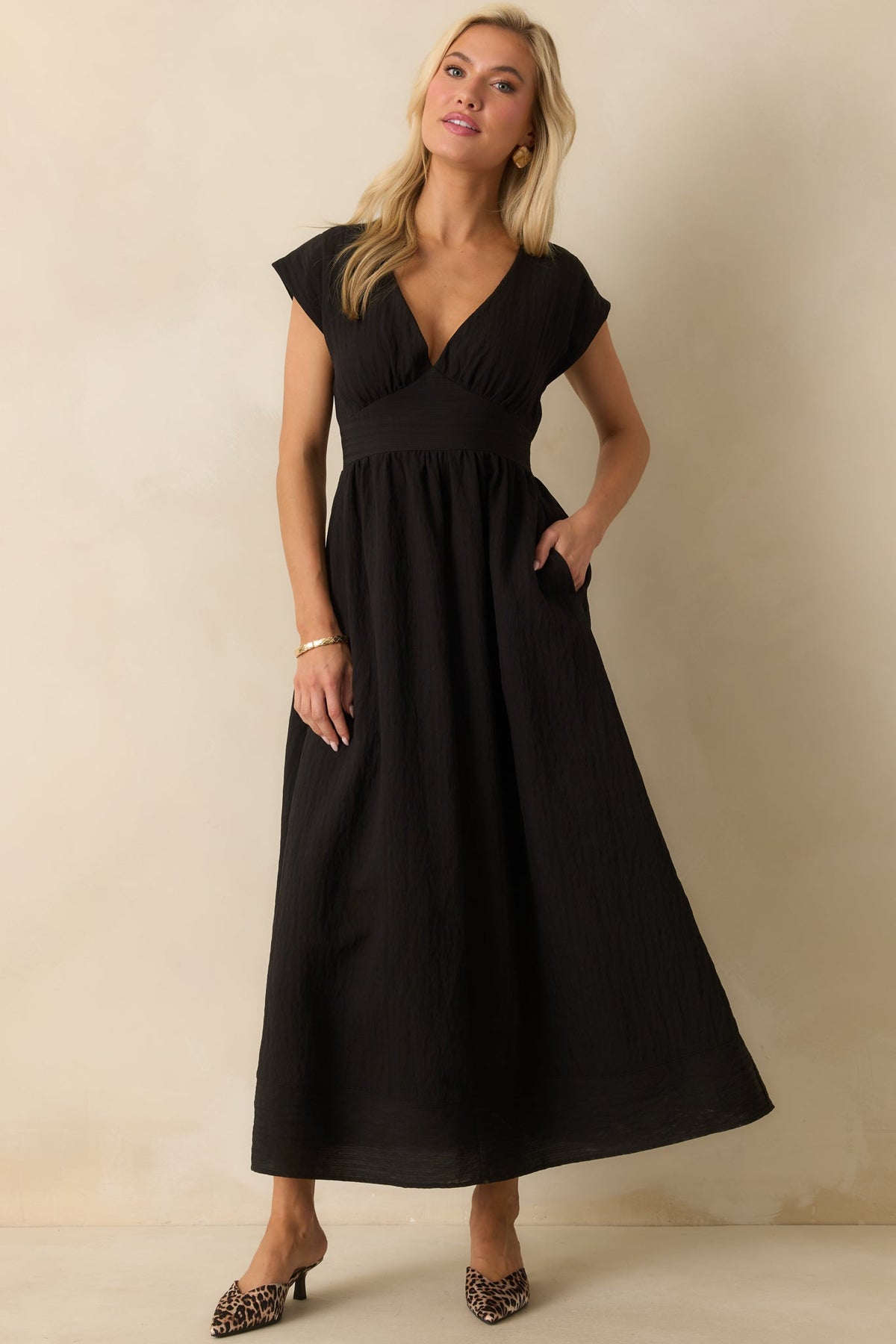 Staple The Label Black Marlow Midi Dress