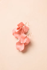 Layered in Allure Pink Cascading Petal Earrings