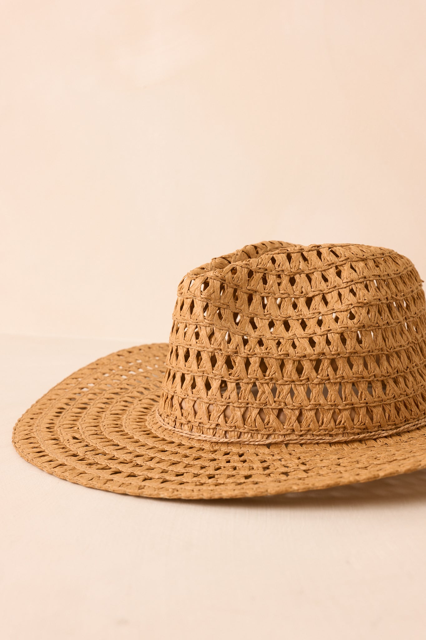 Not My First Rodeo Tan Woven Cowboy Hat