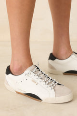 Vintage Havana Beyond White Multi Leather & Suede Sneaker