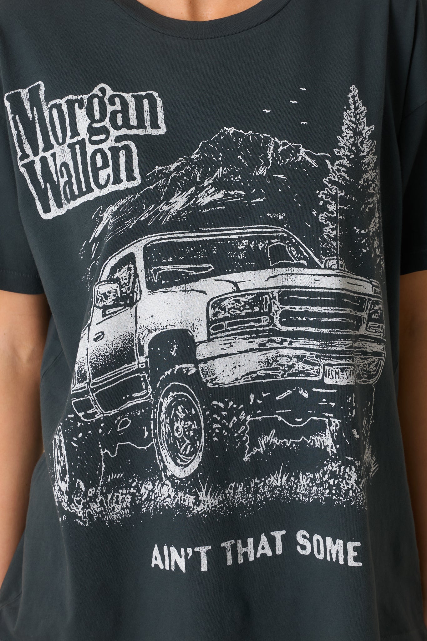 Morgan Wallen Ain't That Some Vintage Black Cotton Tee