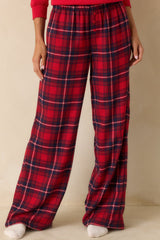 Z Supply Haute Red Hangout Plaid Pajama Pants