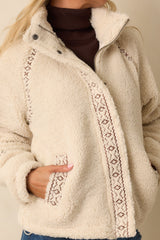 Thread & Supply Ivory Sherpa Denver Jacket