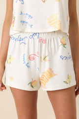 Z Supply Vanilla Ice Tropic Pajama Shorts