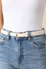 Everywhere With Me White Belt
