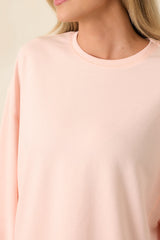 Z Supply Blush Pink Modern Weekender Sweatshirt