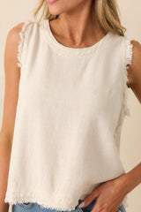 Pebble Pathway Sandstone Tank Top