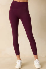 SPANX® Plum Berry Booty Boost Active 7/8 Leggings