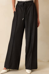 Owning The Room Black High Waisted Pants