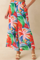 Z Supply Pink Multi Dante Villa Floral Pants