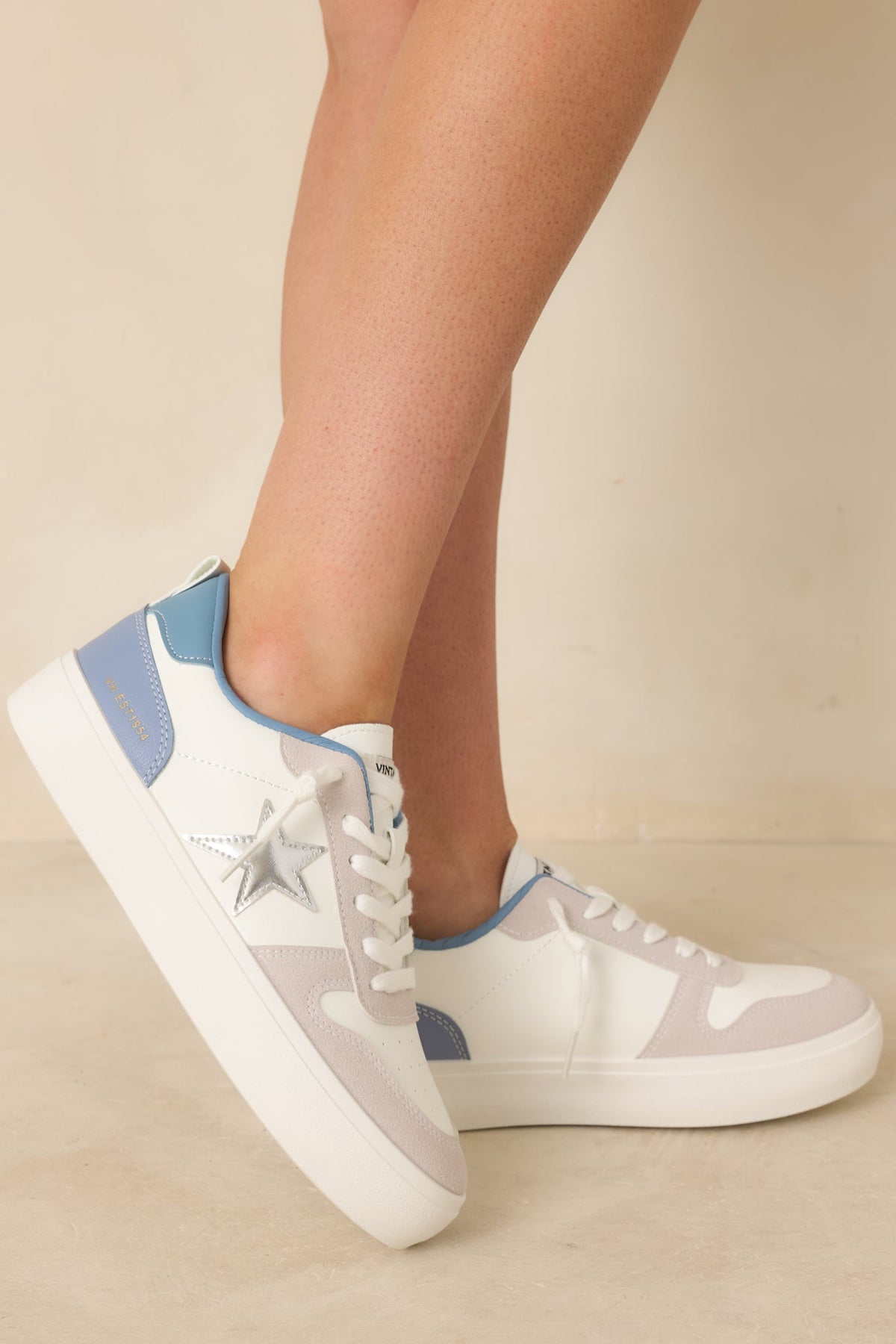 Vintage Havana Aura 16 Blue Multi Star Sneakers