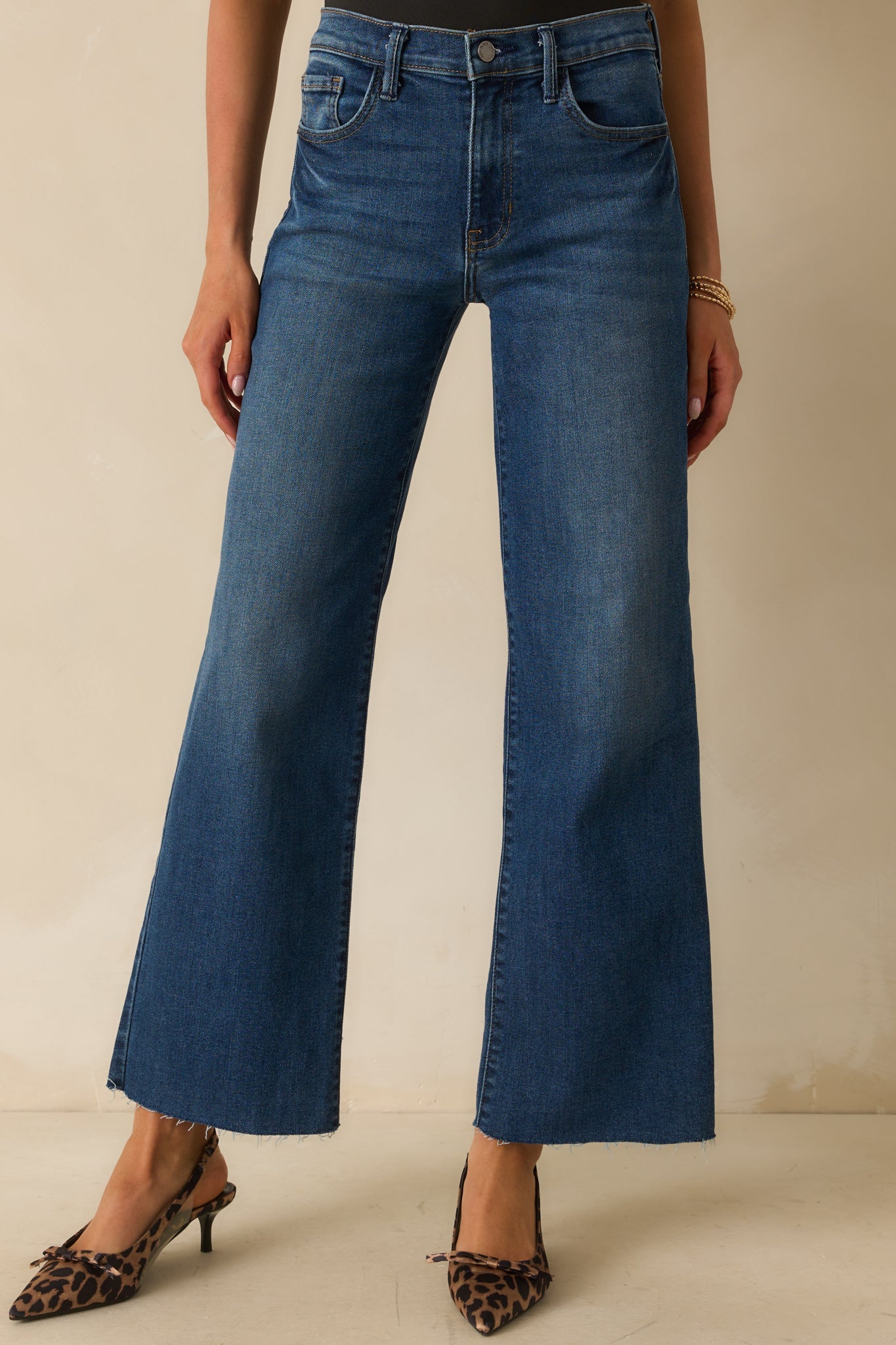 Always On Time Dark Wash Straight Leg Jeans