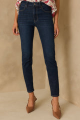 Simply Stated Dark Wash High Waisted Skinny Jeans