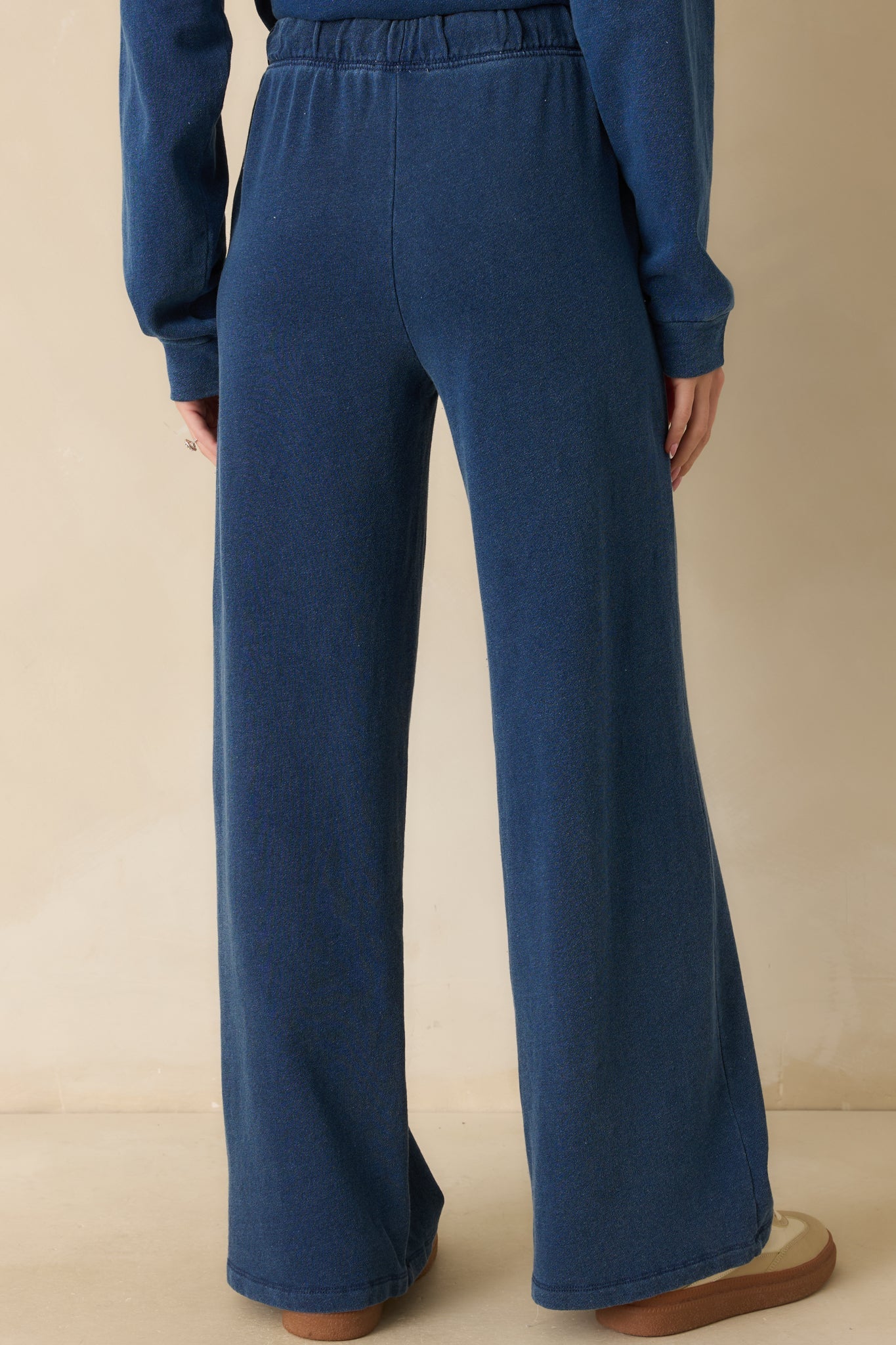 Z Supply Denim Blue Hunter Knit Pants