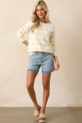 No Time To Waste Light Wash High Waisted Denim Shorts