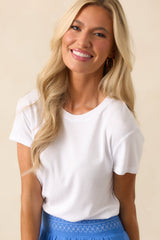 Every Day Kind Of Thing White Crew Neck Tee