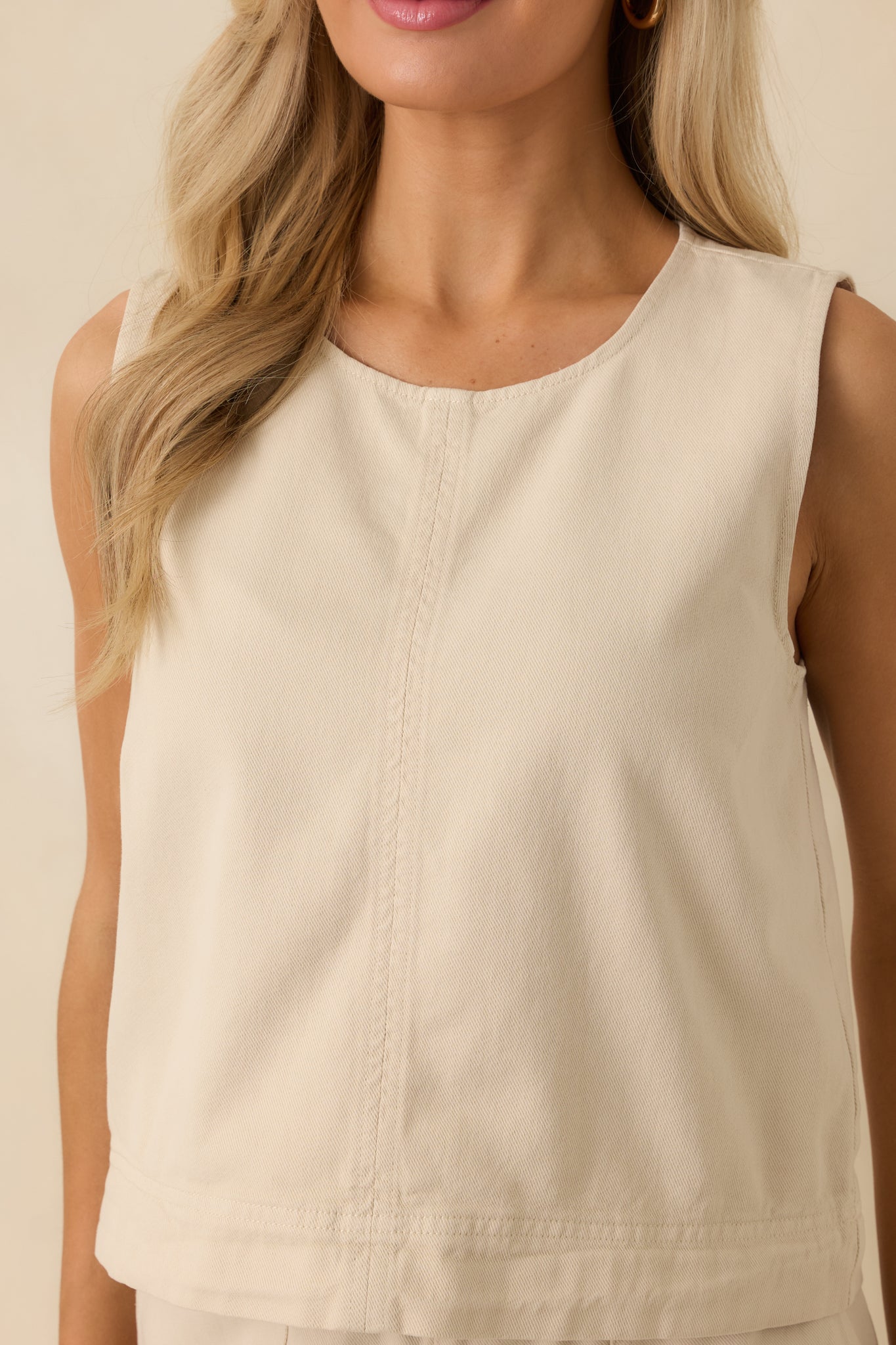 Z Supply Parchment Beige Sun Seeker Tank