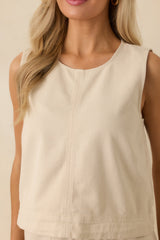 Z Supply Parchment Beige Sun Seeker Tank