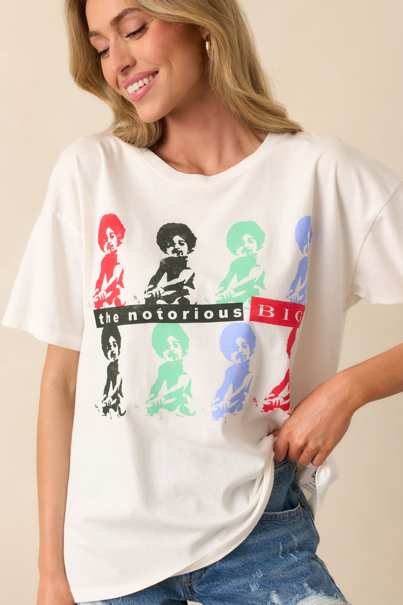 The Notorious B.I.G. Vintage White It Was All A Dream Merch Tee