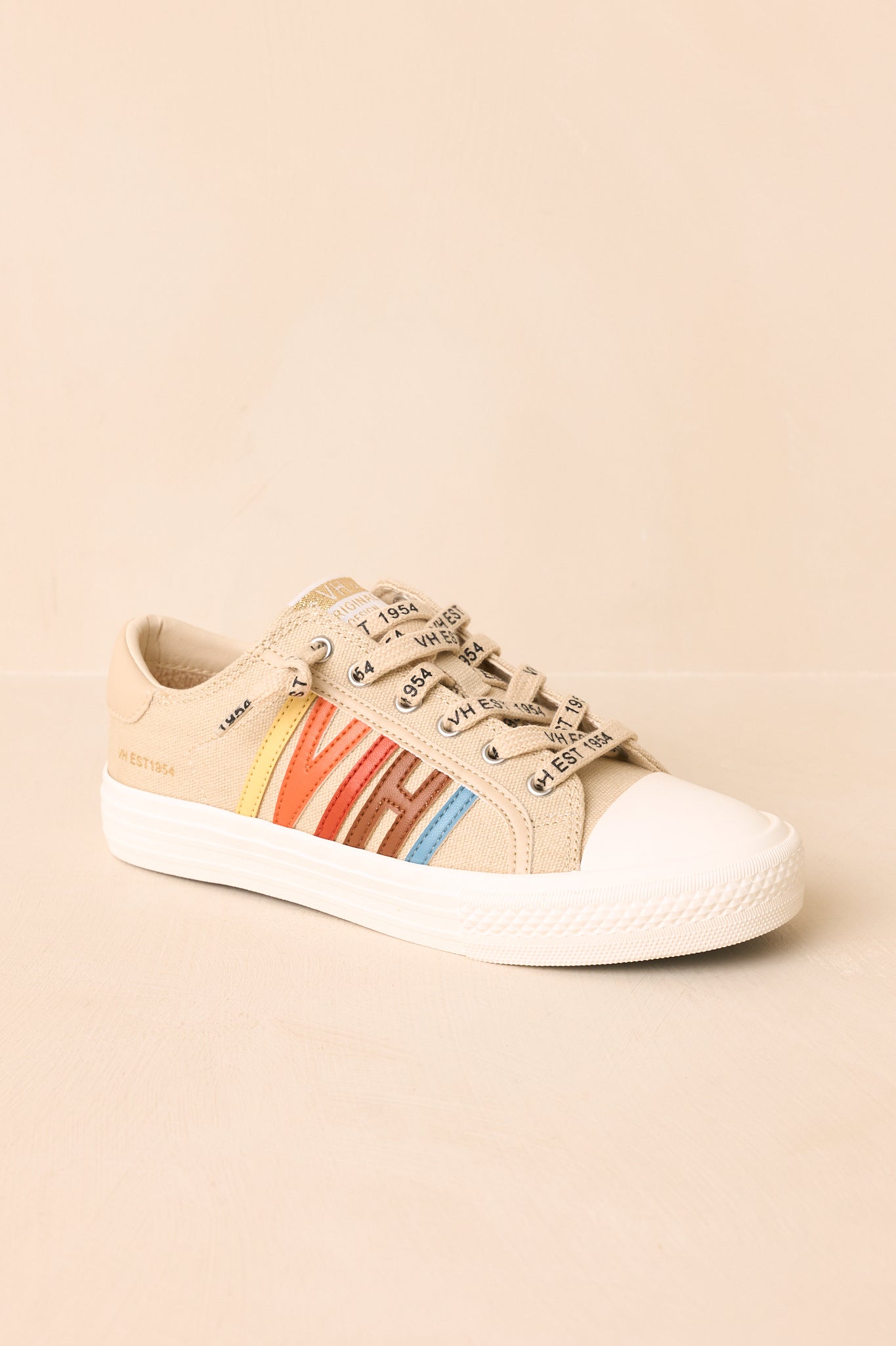 Vintage Havana Alyne Nude Multi Canvas Sneakers