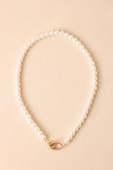 Polished to Perfection Faux Pearl Necklace