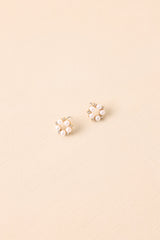 What's Done Is Done Ivory Pearl Cluster Earrings