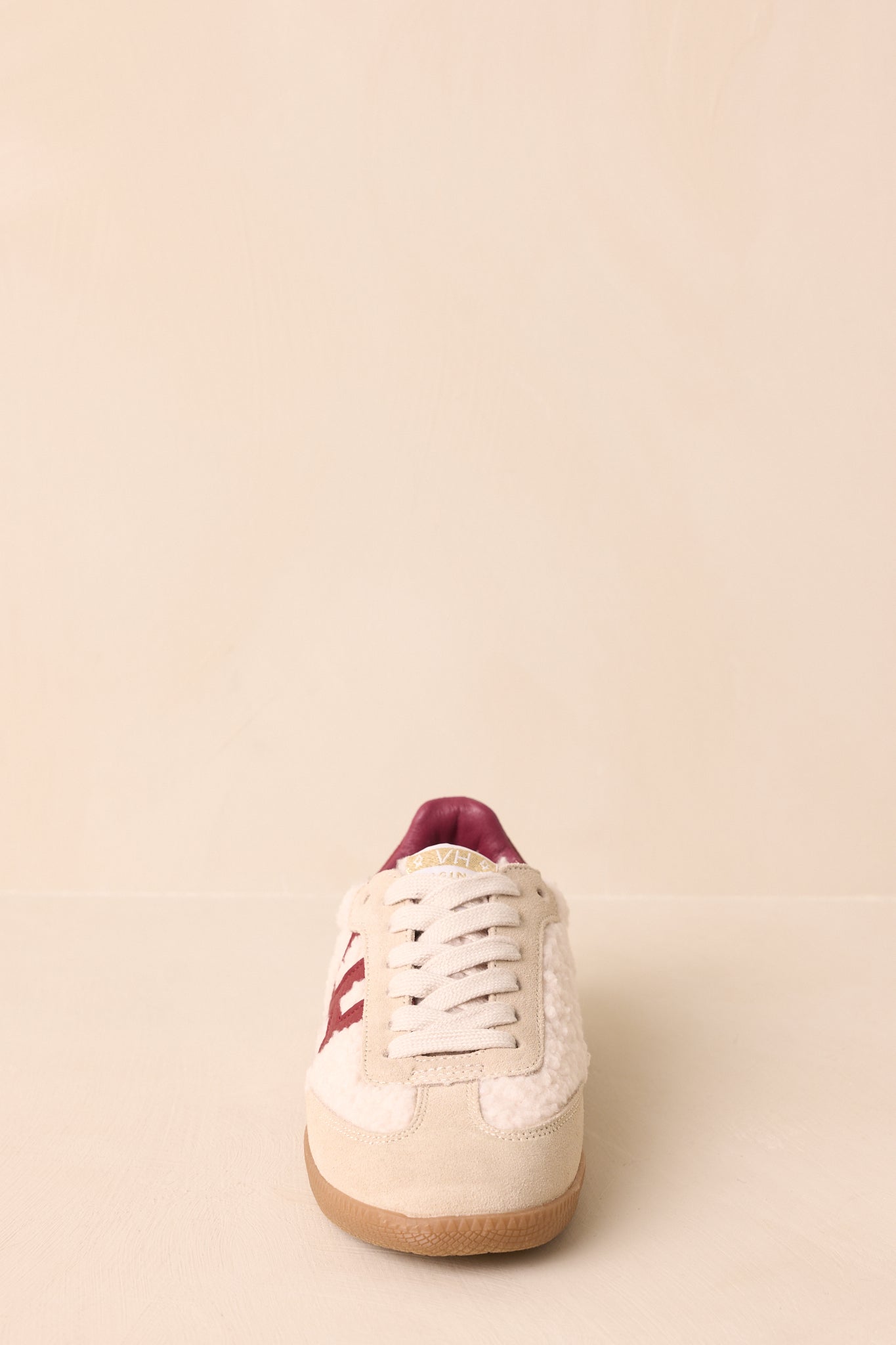 Vintage Havana Dreamer 1 Burgundy Sherpa Sneakers