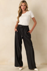 Owning The Room Black High Waisted Pants
