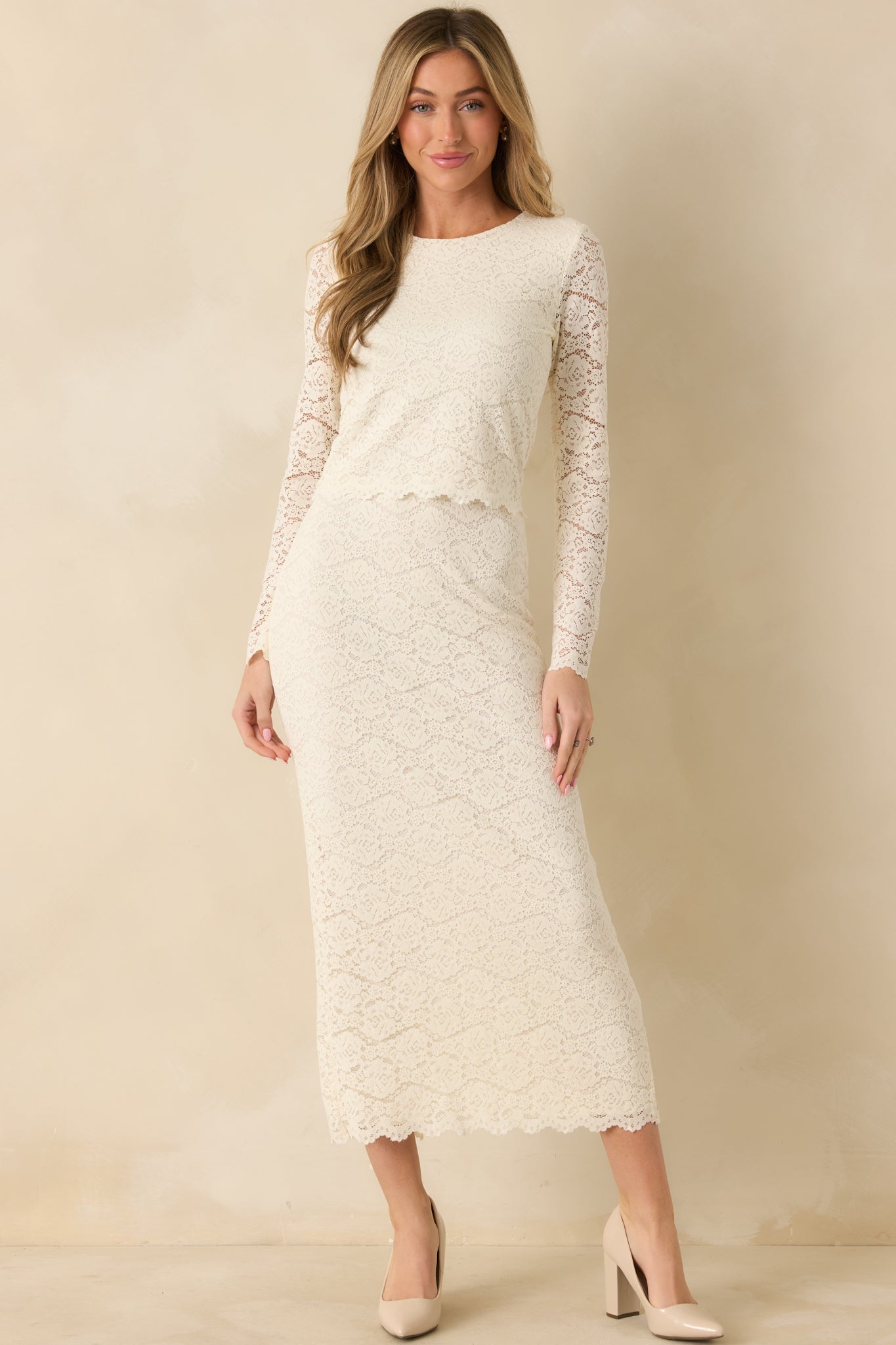 Z Supply Aurora Ivory Lace Top