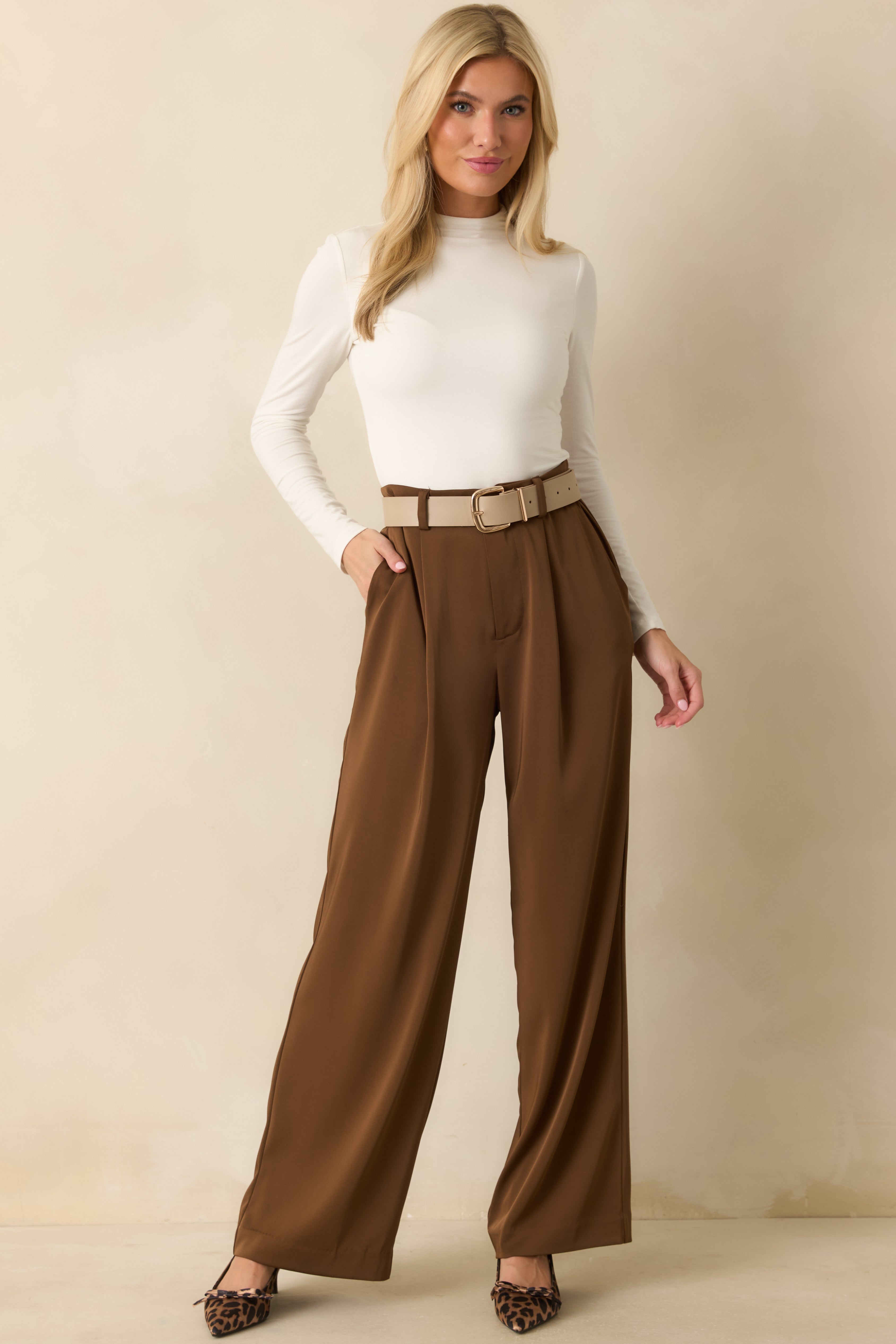 Come Back Around Ivory Mock Neck Bodysuit