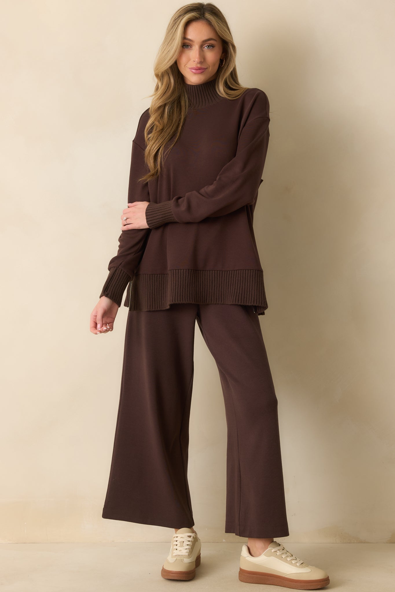 Z Supply Dark Brown Scout Luxe Pants