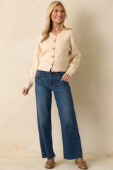 Always On Time Dark Wash Straight Leg Jeans
