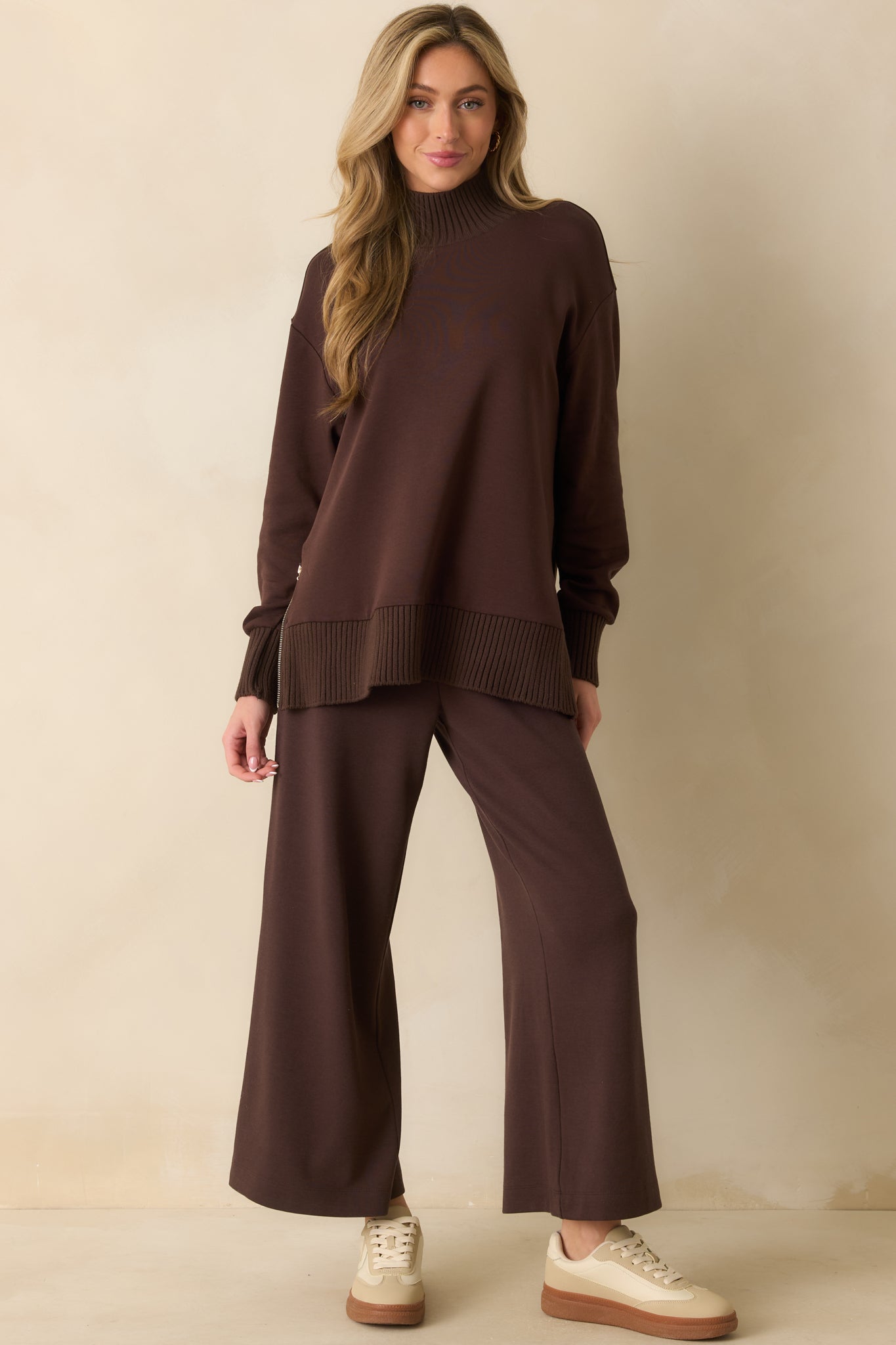 Z Supply Dark Brown Scout Luxe Pants