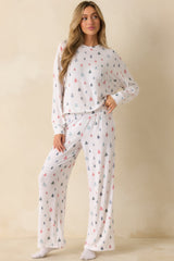 Z Supply White Multi Dawn Tree Pajama Pants