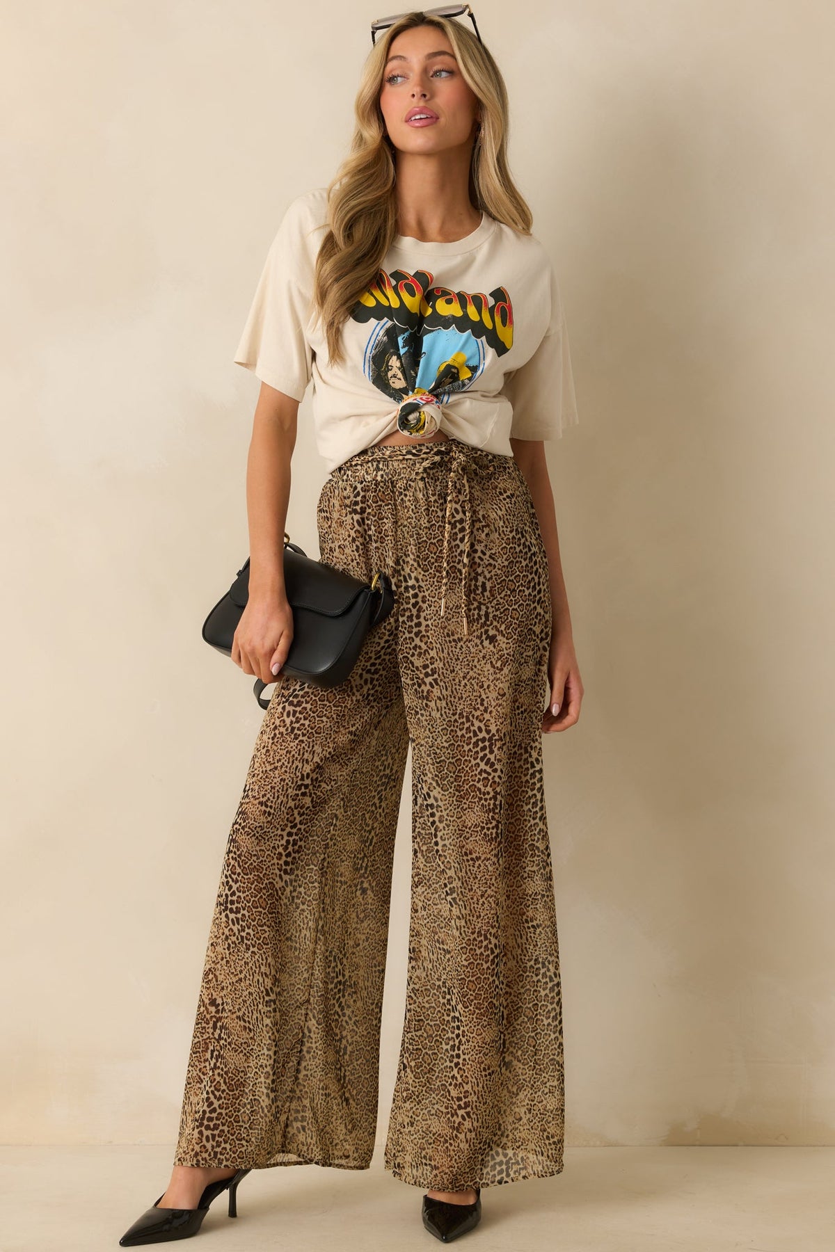 Midland Ivory Cotton Let It Roll Tour Merch Tee
