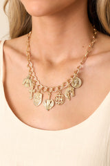 In Good Company Gold Charm Necklace