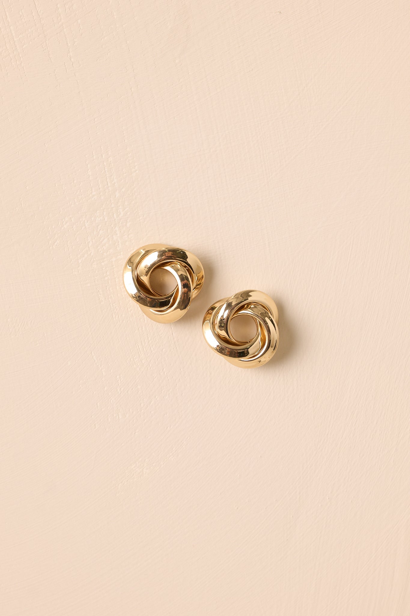 Keep Your Composure Gold Twisted Spiral Earrings