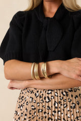 All Together Now Gold Mixed Bangle Bracelet Set