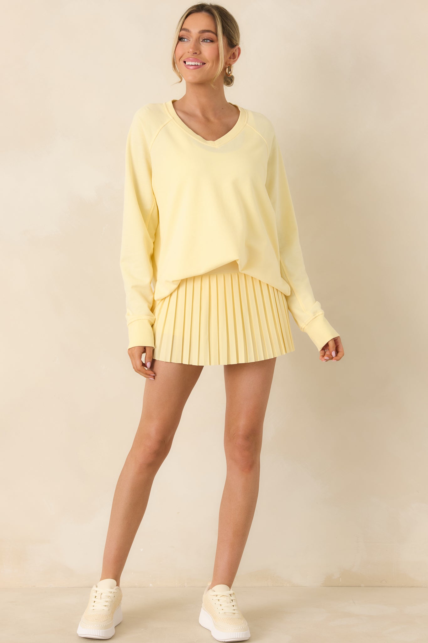 Z Supply Sunnyside Yellow Weekender V-Neck